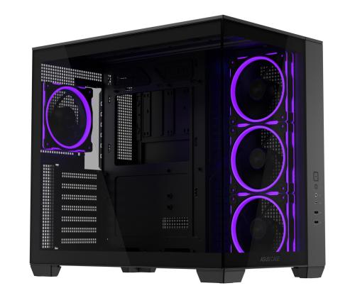 Kotelo ASUS ATX/micro ATX/Mini-ITX musta PC A32PLUSTGARGBBLAC