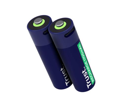 AKKU RECH. LI-ION AA 1.5V/1700MAH USB-C 2P 25584 TRUSTI