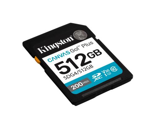 MUISTI SDXC 512GB UHS-I/SDG4/512GB KINGSTON