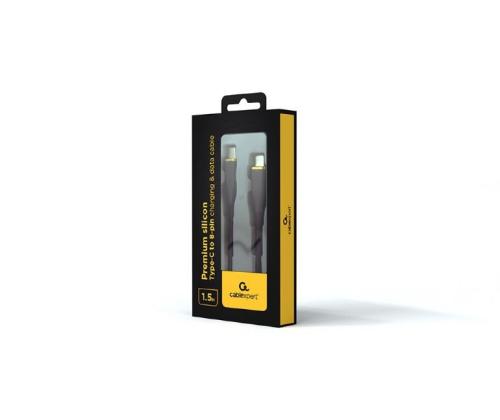 KAAPELI SALAMA USB-C 1.5M/CC-USB2S-CM8PM-1.5M-BK GEMBIRD GEMBIRD