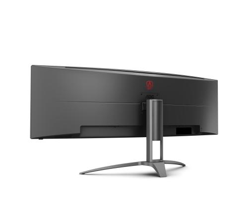 LCD-monitori AOC AG493UCX2 48.8" Gaming/Curved Panel VA 5120x1440 32:9 165Hz Matte 4 ms Kaiuttimet..