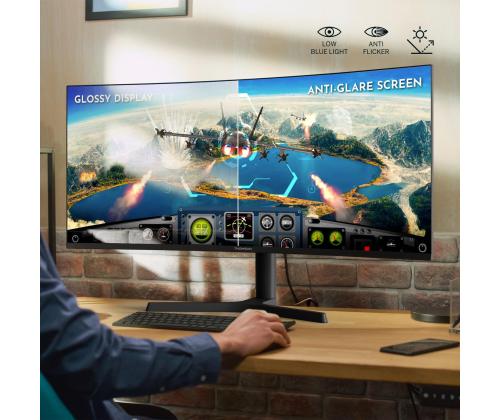 LCD-monitori THOMSON 34 &amp;quot; 3440 x 1440 pikseliä UltraWide Quad HD LCD Curved M34QG7Y14C