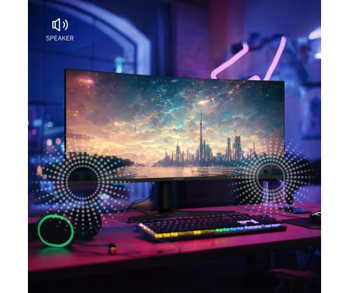 LCD-monitori THOMSON 34 &amp;quot; 3440 x 1440 pikseliä UltraWide Quad HD LCD Curved M34QG7Y14C