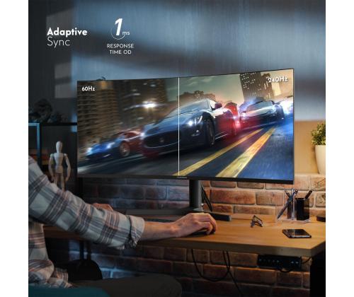 LCD-monitori THOMSON 34 &amp;quot; 3440 x 1440 pikseliä UltraWide Quad HD LCD Curved M34QG7Y14C