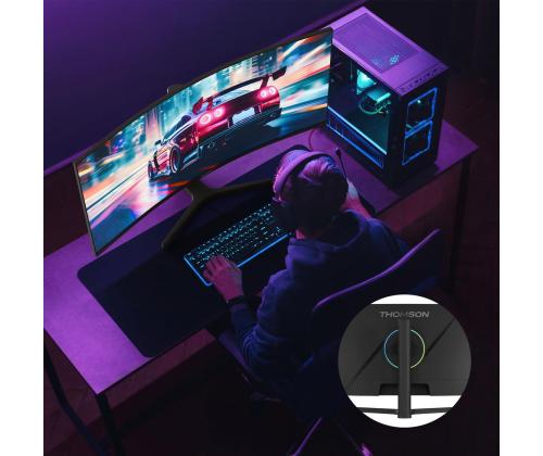 LCD-monitori THOMSON 34 &amp;quot; 3440 x 1440 pikseliä UltraWide Quad HD LCD Curved M34QG7Y14C