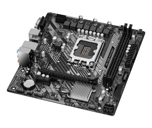 Emolevy ASROCK Intel H610 LGA1700 Micro-ATX Muisti DDR4 Muistipaikat 2 1xPCI-Express 3.0 1x 1xPCI..