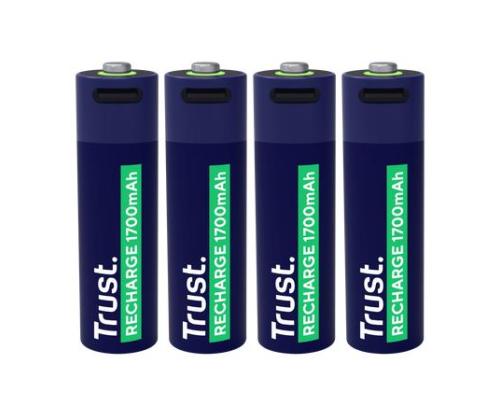 AKKU RECH. LI-ION AA 1.5V/1700MAH USB-C 4P 25631 LUOTTAMUS