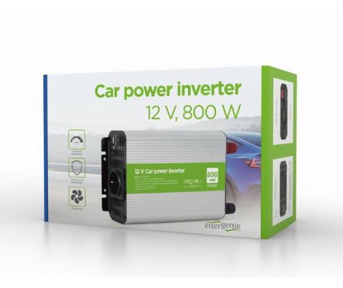 POWER INVERTER AUTO 12V 800W EG-PWC800-01 GEMBIRD