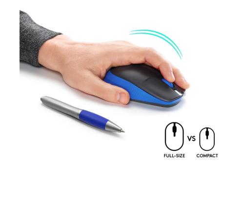 HIIRI USB OPTINEN WRL M190/SININEN 910-005907 LOGITECH LOGITEC