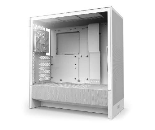 Kotelo NZXT H5 Flow MidiTower Case tuotteen ominaisuudet Läpinäkyvä paneeli Ei sisälly ATX EATX MicroATX..