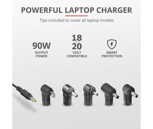 NB ACC AC-SOVITIN 90W MAXO//ASUS MUSTA 23390 LUOTTAMUS