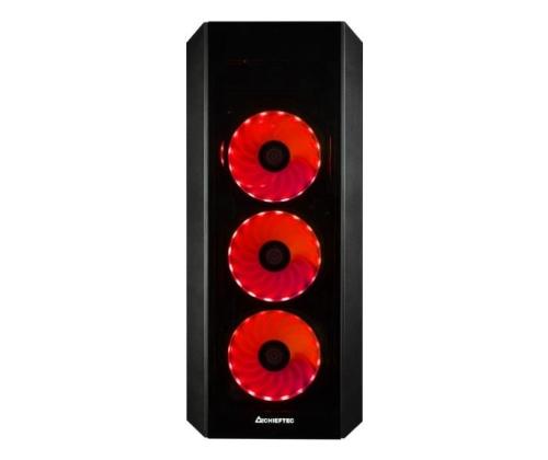 Kotelo CHIEFTEC ATX/micro ATX/Mini-ATX Musta Midi Tower PC GL-03B-UC-OP