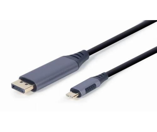 KAAPELI USB-C JA DP 1.8M/HARMAA CC-USB3C-DPF-01-6 GEMBIRD