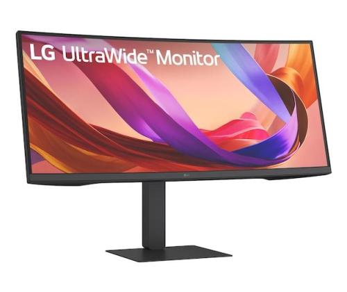 LCD-monitori LG 34 " 3440 x 1440 pikseliä Wide Quad HD Native kuvasuhde 21:9 LCD Curved 34U650A-B