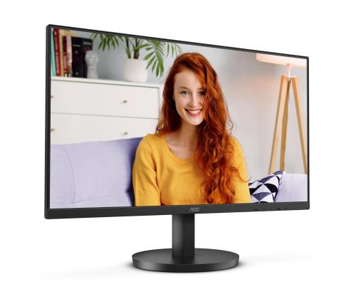LCD-monitori AOC 24" Paneeli VA 1920x1080 16:9 100 Hz Matta 1 ms Kaiuttimet Kallistus Väri Musta 24B3HMA2