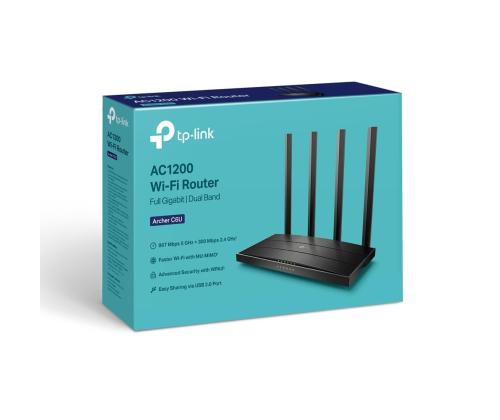 Langaton reititin TP-LINK Langaton reititin 1167 Mbps IEEE 802.11n IEEE 802.11ac USB 2.0 1 WAN 4x10/100...