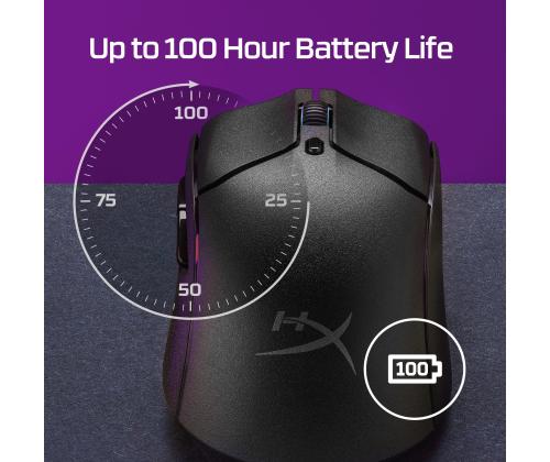 HIIRI USB OPTINEN WRL/PULSEFIRE HASTE 2 MUSTA HYPERX