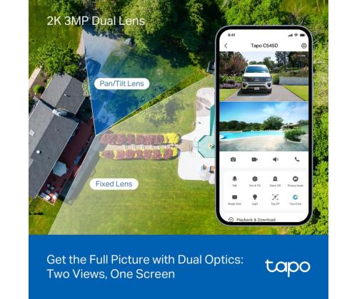 WRL-KAMERAN PANOROINTI/KALLISTUS/TAPO C545D TP-LINKKI