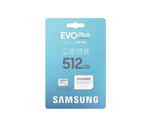 MUISTI MICRO SDXC EVO+ 512GB/V30 W/A MB-MC512SA/EU SAMSUNG
