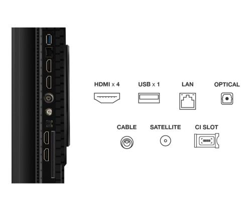 TV-sarja TCL 65 " 4K Ultra HD 3840 x 2160 pikseliä Flat 16:9 QLED 65P8K