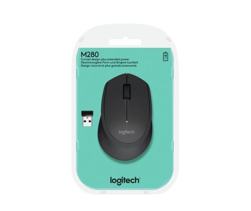 HIIRI USB OPTINEN WRL M280/MUSTA 910-004287 LOGITEC