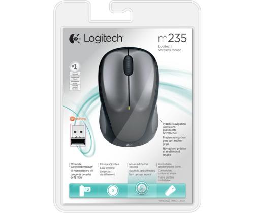 HIIRI USB OPTINEN WRL M235/HARMAA 910-002201 LOGITECH LOGITEC