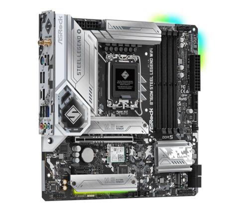 Emolevy ASROCK Intel B760 Express LGA1700 Micro-ATX Muisti DDR5 Muistipaikat 4 1xPCI-Express 4.0..