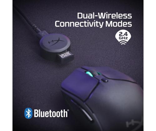 HIIRI USB OPTINEN WRL/PULSEFIRE HASTE 2 MUSTA HYPERX