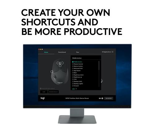 HIIRI BLUETH OPTICAL M720/TRIATHLON 910-004791 LOGITECH LOGITEC