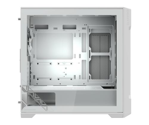 Kotelo GIGABYTE GB-C102GI MidiTower Case tuotteen ominaisuudet Läpinäkyvä paneeli Ei sisälly MicroATX..