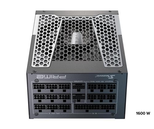 Virtalähde SEASONIC PRIME PX ATX 3.0 1600 wattia Tehokkuus 80 PLUS PLATINIUM MTBF 100000 tuntia...