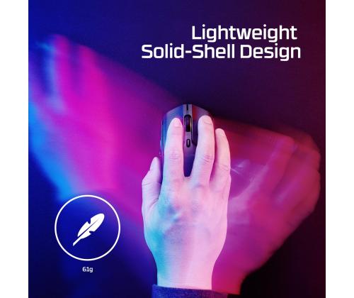 HIIRI USB OPTINEN WRL/PULSEFIRE HASTE 2 MUSTA HYPERX