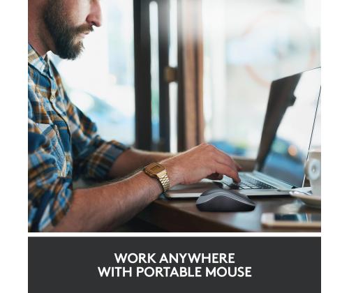 HIIRI USB OPTINEN WRL M185/SININEN 910-002239 LOGITEC