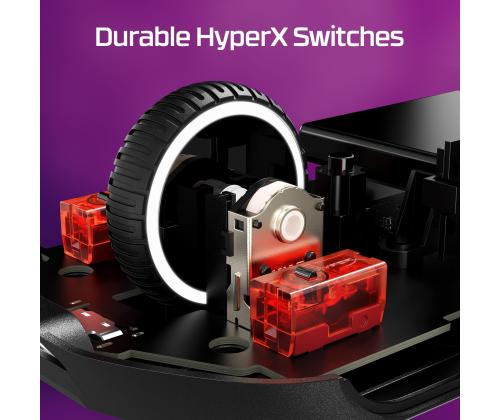 HIIRI USB OPTINEN WRL/PULSEFIRE HASTE 2 MUSTA HYPERX