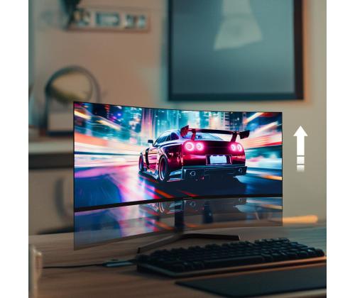 LCD-monitori THOMSON 34 &amp;quot; 3440 x 1440 pikseliä UltraWide Quad HD LCD Curved M34QG7Y14C