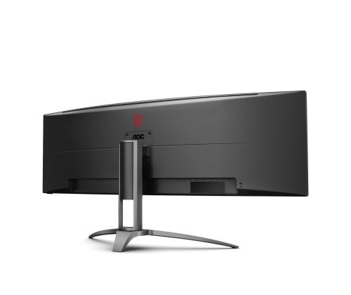 LCD-monitori AOC AG493UCX2 48.8" Gaming/Curved Panel VA 5120x1440 32:9 165Hz Matte 4 ms Kaiuttimet..