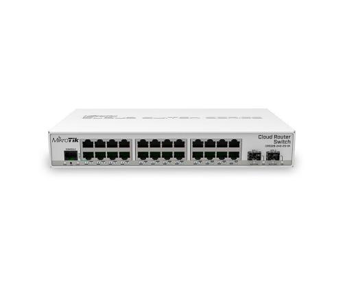 Kytkin MIKROTIK CRS326-24G-2S+IN 24x10Base-T / 100Base-TX / 1000Base-T 2xSFP+ CRS326-24G-2S+IN CRS326-24G-2S+IN
