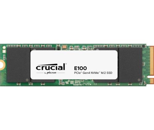 SSD CRUCIAL E100 1TB M.2 PCIe Gen4 NVMe 3D NAND Kirjoitusnopeus 3000 Mt/s Lukunopeus 5000...