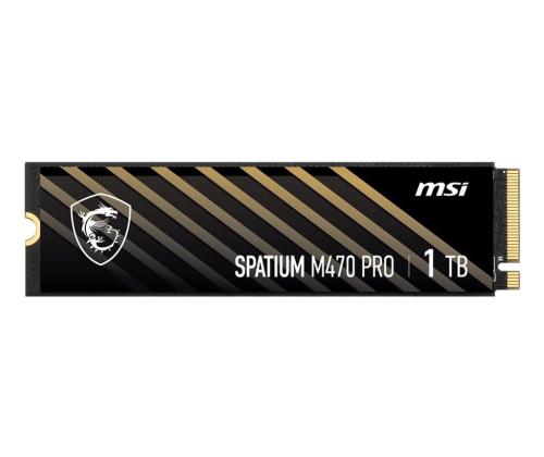 SSD MSI SPATIUM M470 PRO 1TB M.2 PCIe Gen4 NVMe 3D NAND Kirjoitusnopeus 4500 Mt/s Lukunopeus...