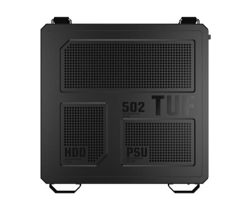 Kotelo ASUS TUF Gaming GT502 Horizon MidiTower Case tuotteen ominaisuudet Läpinäkyvä paneeli Ei sisälly...