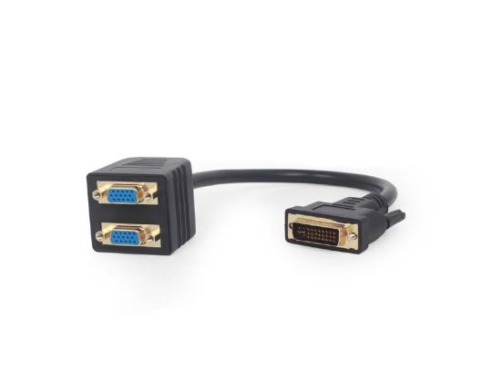 KAAPELIJAKATTAJA DVI - DUAL VGA/A-DVI-2VGA-01 GEMBIRD