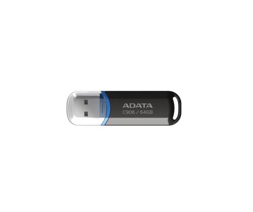 MUISTIASEMA FLASH USB2 64GB/MUSTA AC906-64G-RBK A-DATA