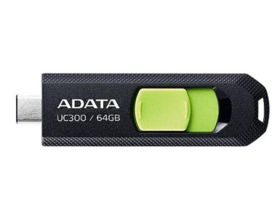 MUISTIASEMA FLASH USB-C 64GB/ACHO-UC300-64G-RBK/GN ADATA