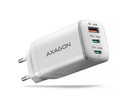 MOBIILI LATURI SEINÄ USB 65W/GAN 3PORT ACU-DPQ65W AXAGON