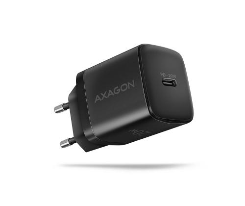 MOBIILILATURI SEINÄ USB-C 20W/1PORTTI MUSTA ACU-PD20 AXAGON