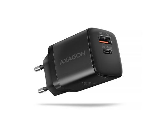 MOBIILI LATURI SEINÄ USB 20W/2PORT MUSTA ACU-PQ20 AXAGON