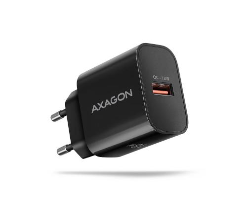 MOBIILI LATURI SEINÄ USB 18W/1PORT MUSTA ACU-QC18 AXAGON