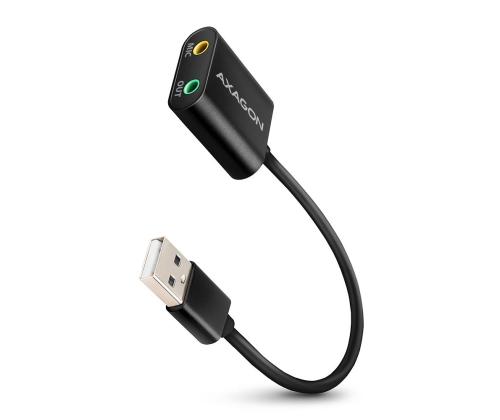 ÄÄNIKORTTI USB2.0 48KHZ/16BIT/0.15M ADA-12 AXAGON