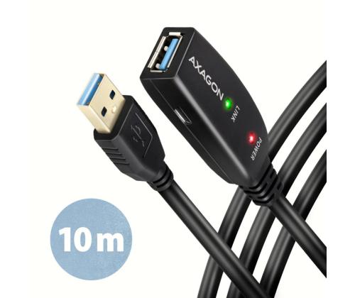 KAAPELI USB3.2 A-M/A-F AKTIIVINEN/10M ADR-310 AXAGON