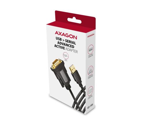 KAAPELI USB2.0 - RS-232/1.5M ADS-1PQN AXAGON